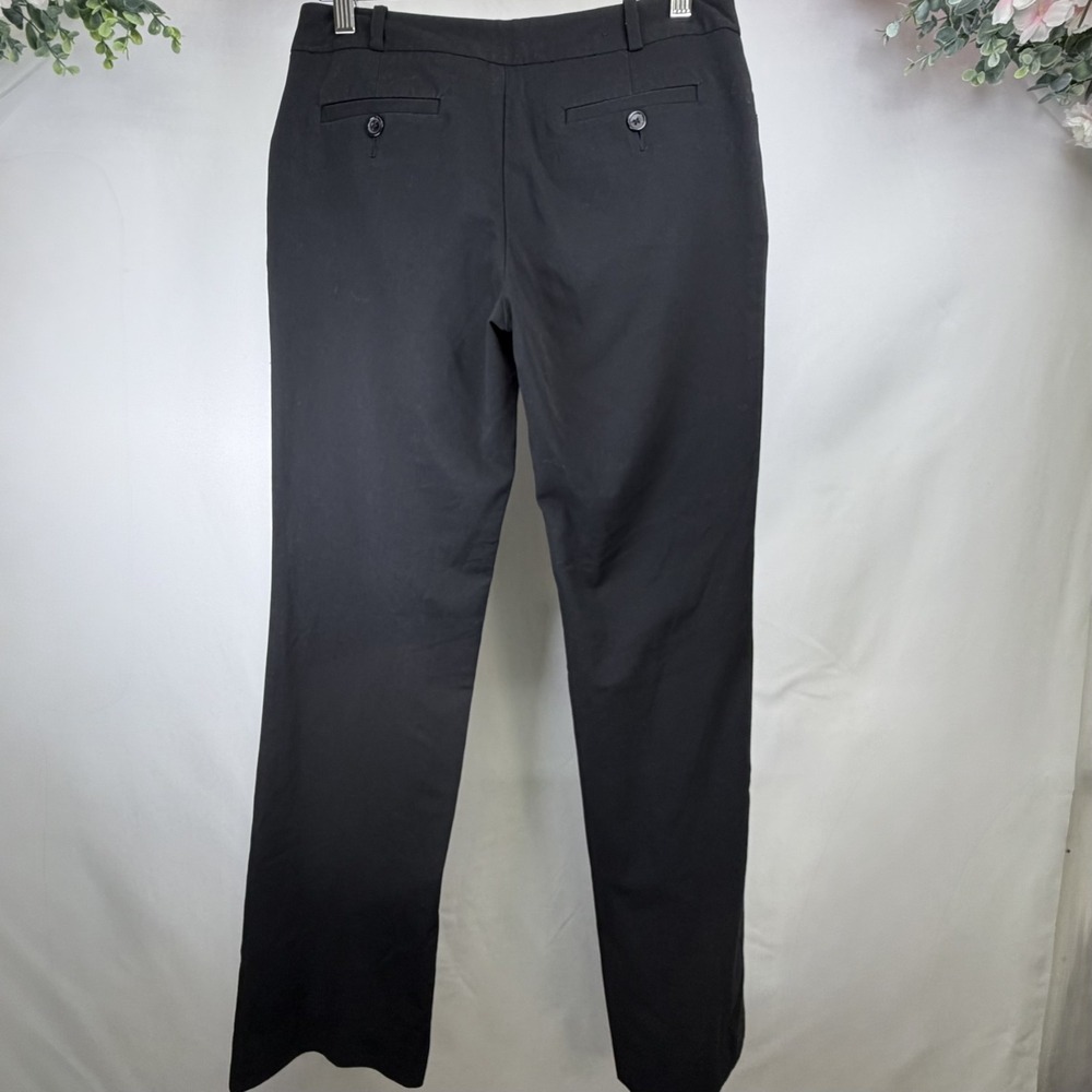 Mossimo Women's Stretch Wide Leg Black Dress Pants Size 2 Blk Work Pants - Picture 2 of 6